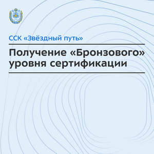 Студенческий спортивный клуб «Звёздный путь» получил «Бронзовый» уровень сертификации.